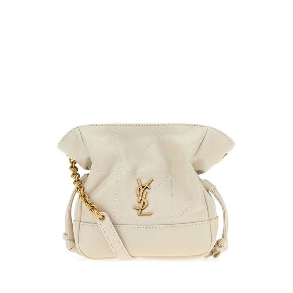 SAINT LAURENT Handbags - Saint Laurent Women Sand Leather Mini Jamie Bucket Bag